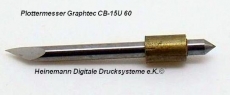 Graphtec Stahlmesser 0,9 mm 60° / CB-15U