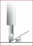 Plottermesser 30° Standard für Roland-Plotter blaue Schutzkappe